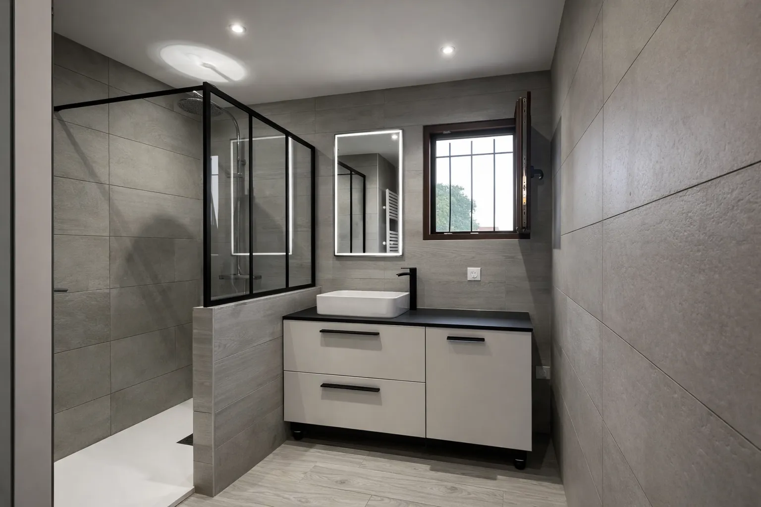 Salle de bain moderne